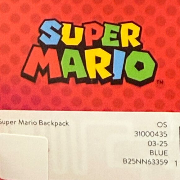 Nintendo Super Mario Kids 4 Piece Backpack Set With Lunch & Gadget Bags 17" NWT - Picture 11 of 11